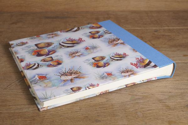 Photo album for gluing "Fish", colorful album